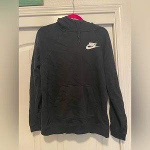 nike mock neck hoodie